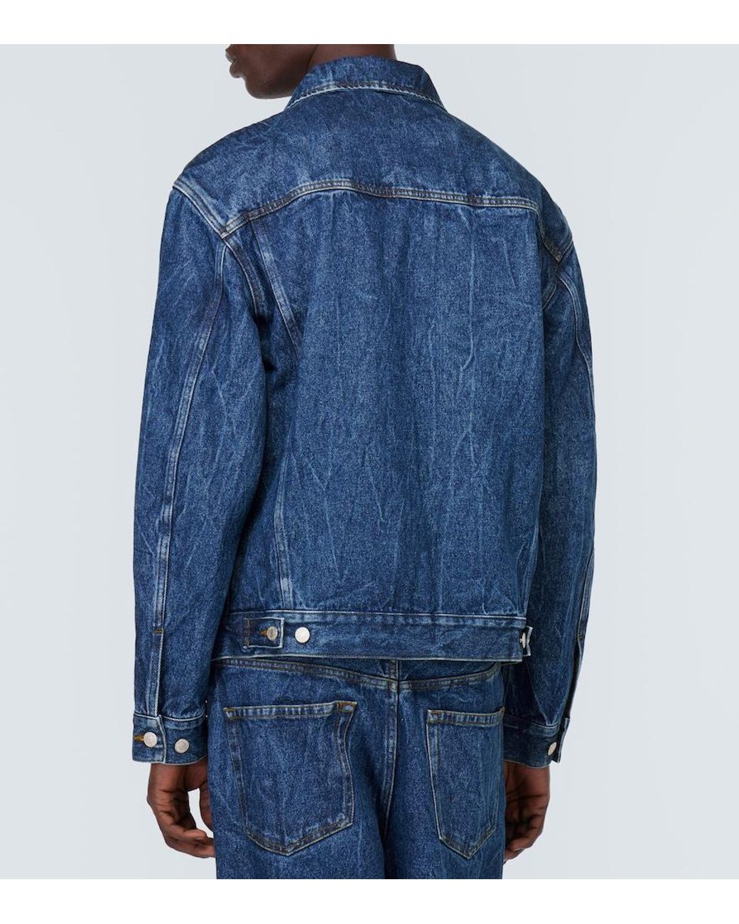 Dries Van Noten Blue Denim Jacket for men