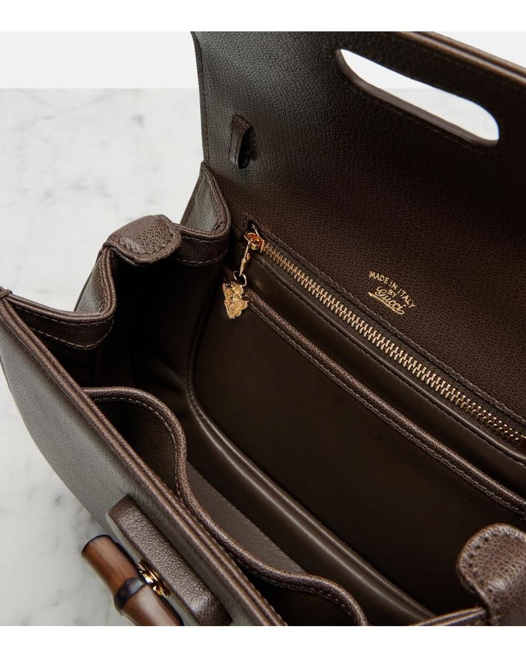Borsa Bamboo 1947 Small di Gucci in Brown