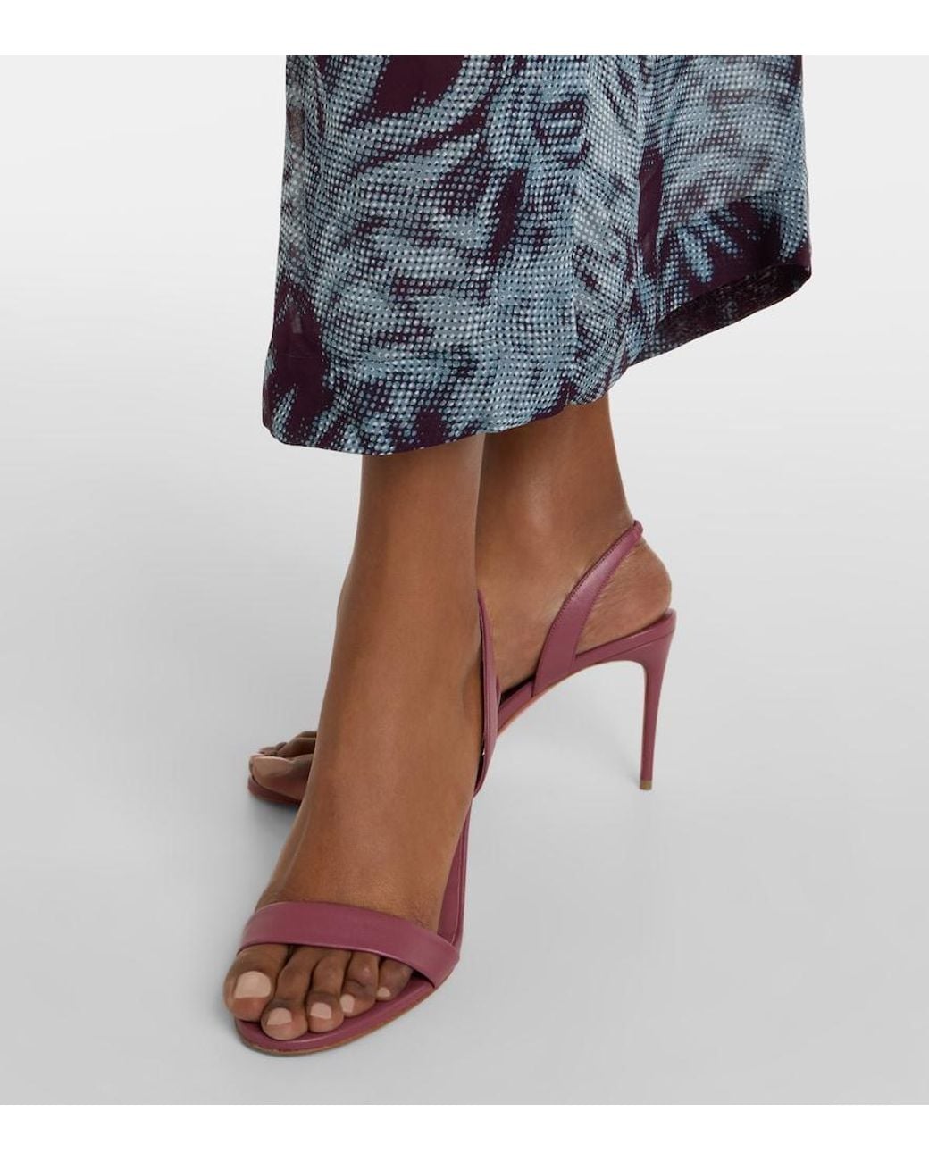 Christian Louboutin Pink O Marilyn 85 Leather Sandals