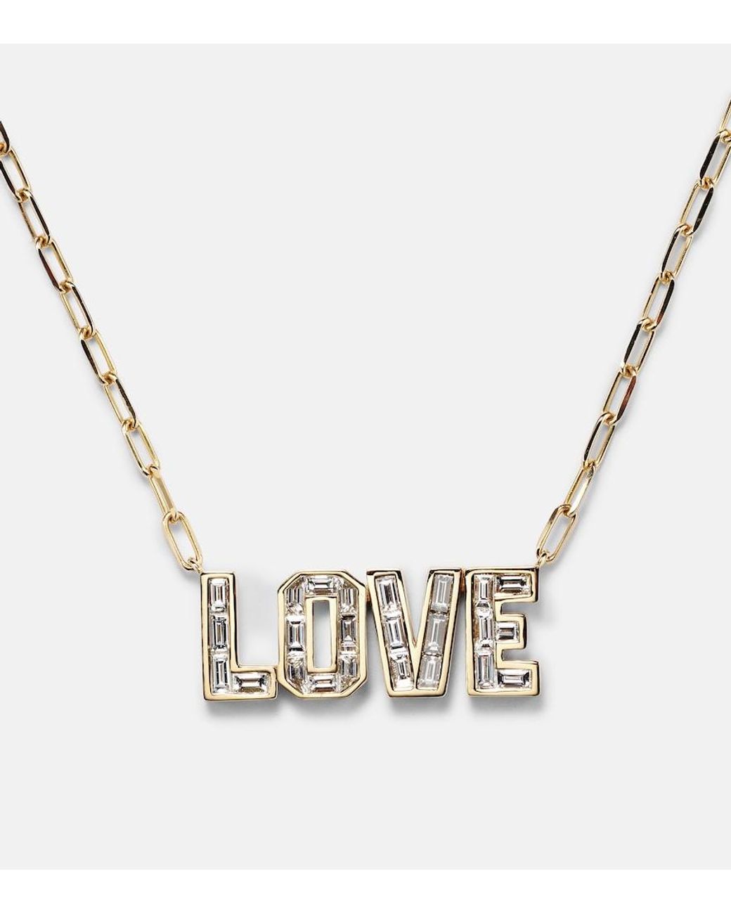 SHAY Metallic 18Kt Pendant Necklace With Diamonds