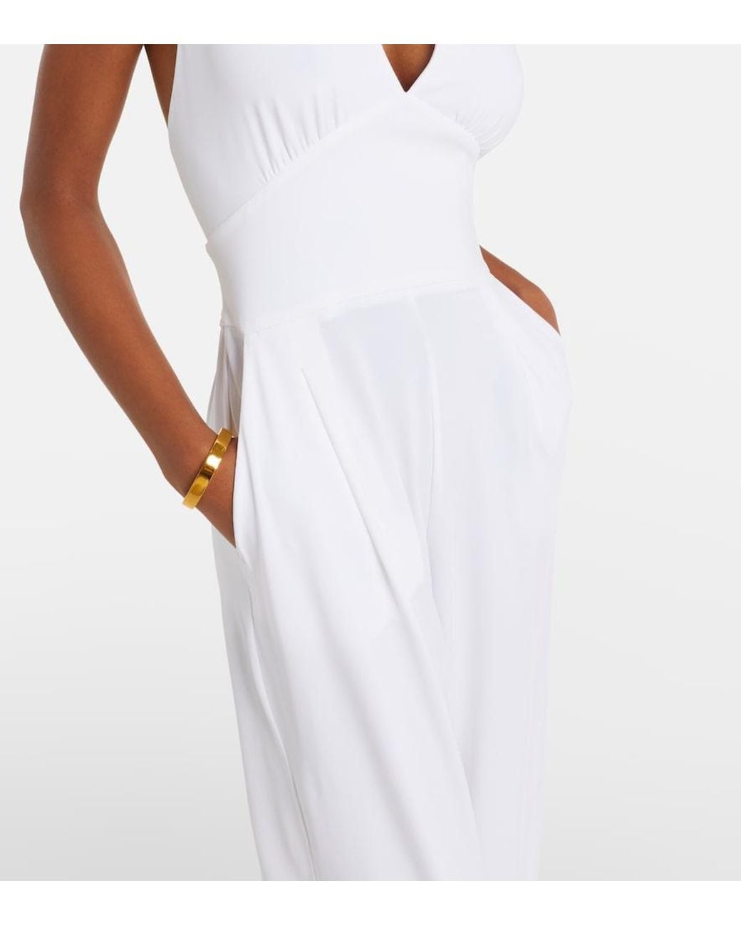 Max Mara White Acume Jumpsuit