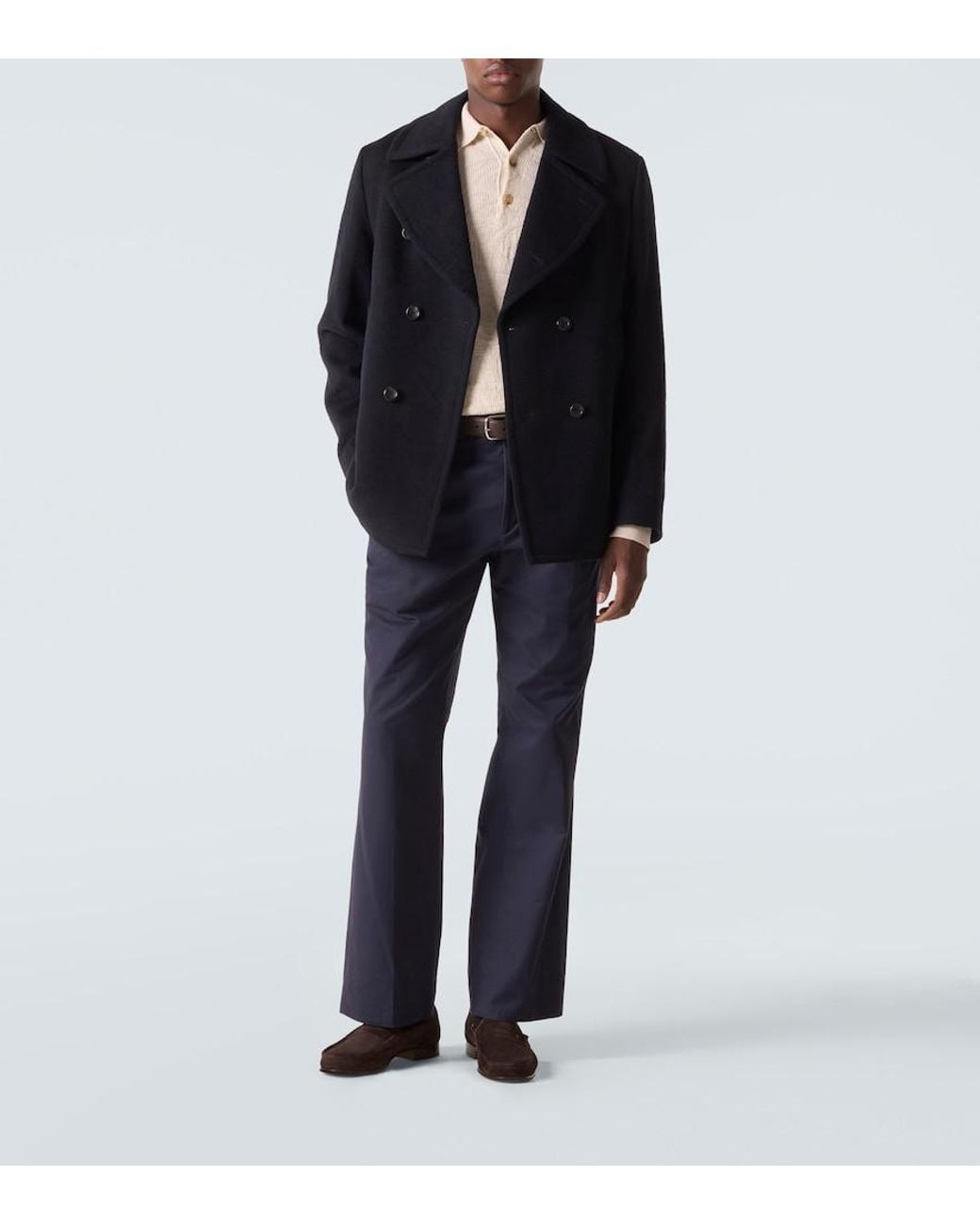 Etro Blue Wool Jacket for men