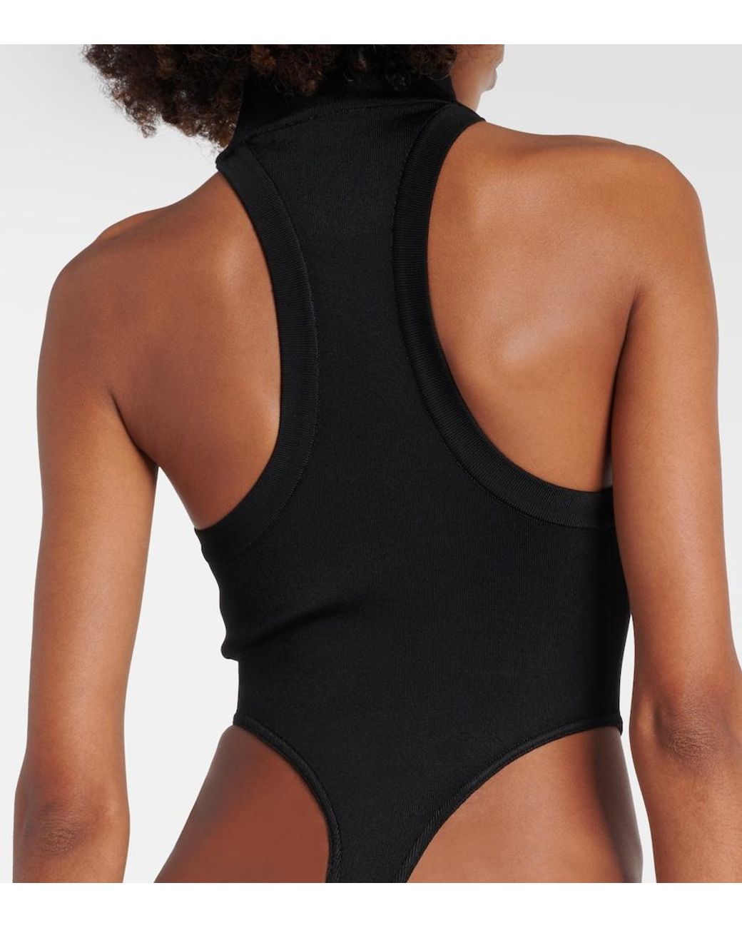 Alaïa Black Jersey Bodysuit