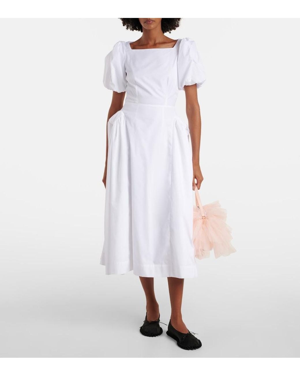 Abito Midi di Simone Rocha in White