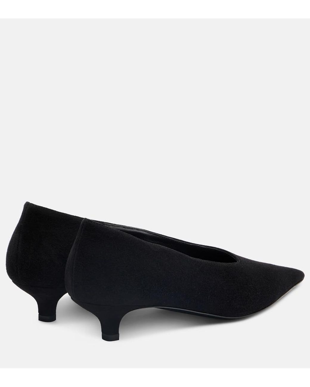 Totême Blue Suede Pumps