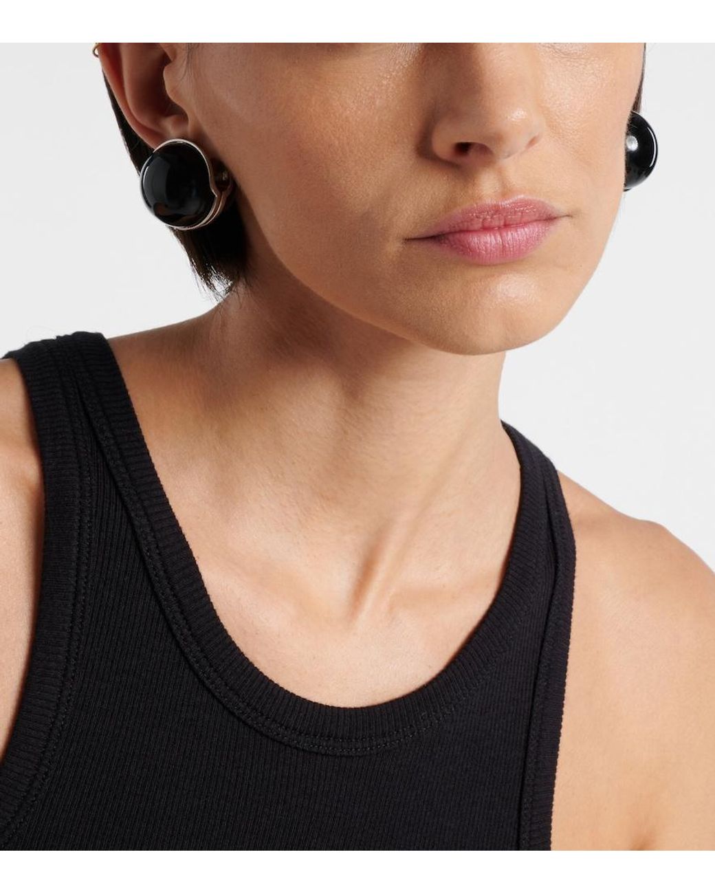Alaïa White Ohrringe Sphere