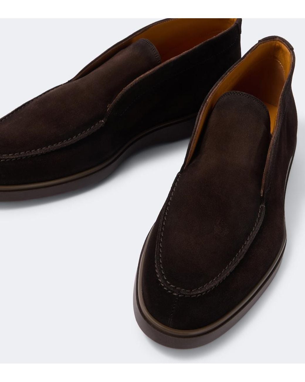 Magnanni Shoes Brown Loda Suede Ankle Boots for men