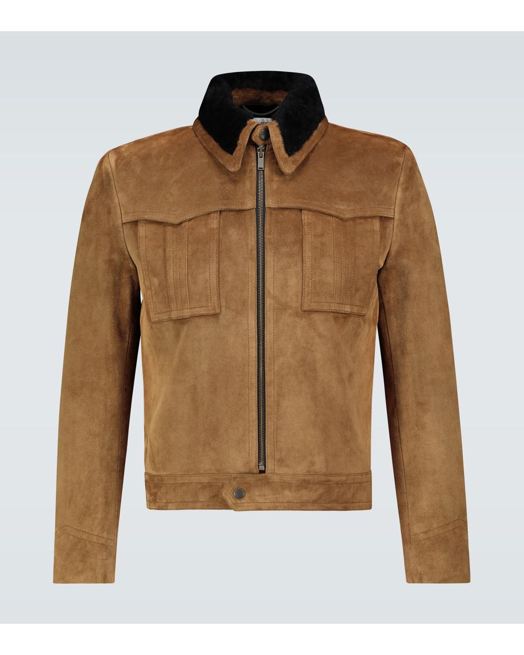 Saint Laurent Suede And Shearling 