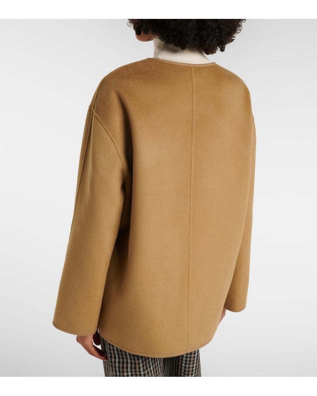 Rohe Brown Wool And Cashmere Jacket
