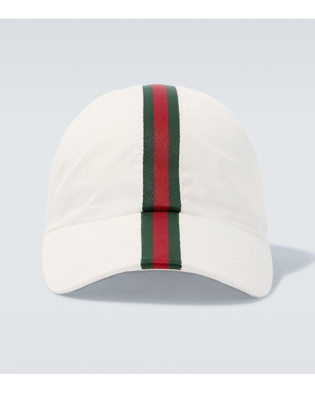 Gucci Baseballcap Web Stripe in White für Herren