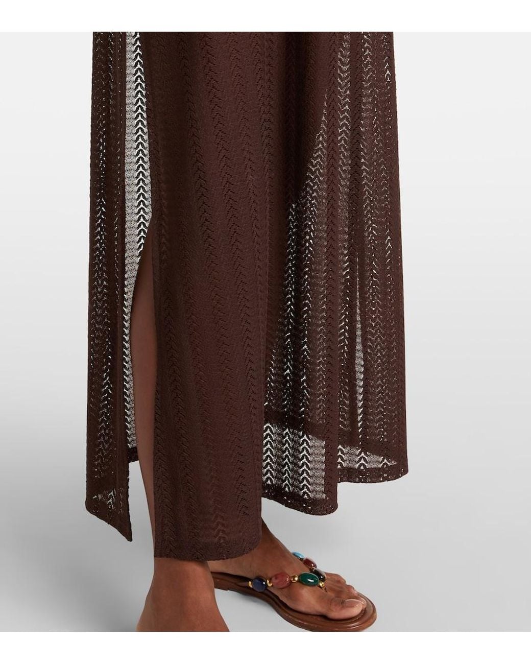 Melissa Odabash Purple Harriet Keyhole Halterneck Maxi Dress