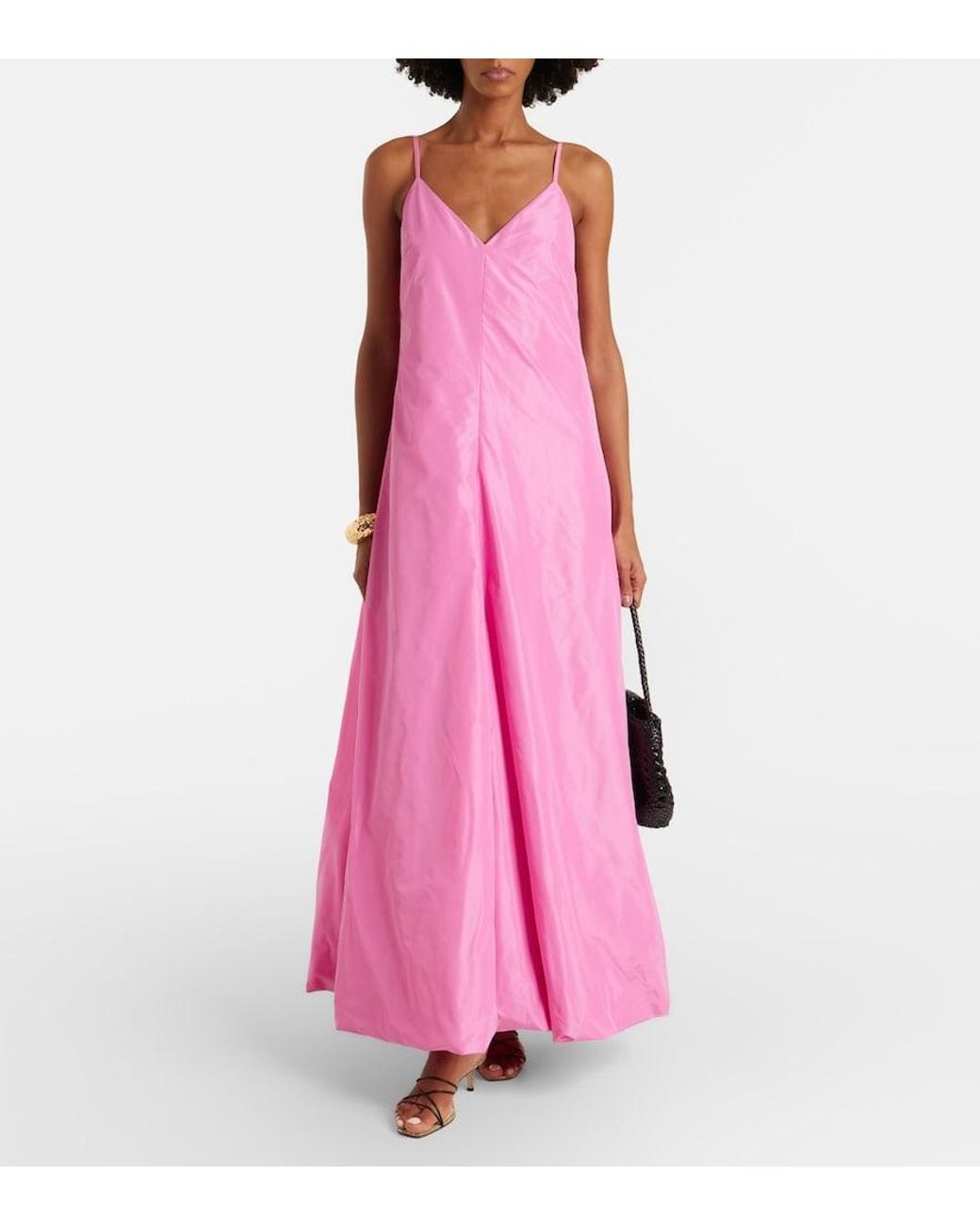 Staud Pink Paloma Maxi Dress
