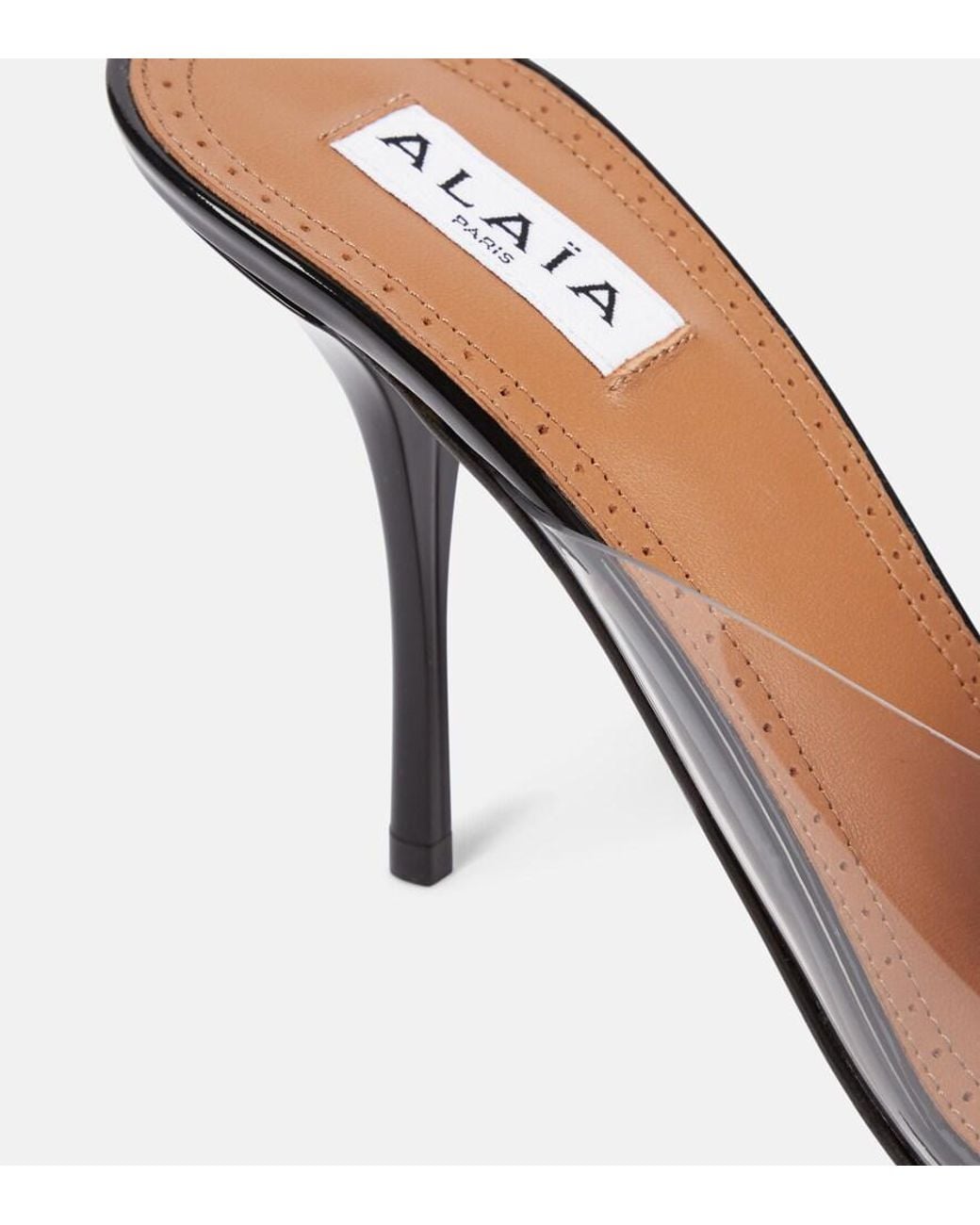Alaïa Black Heeled Mules