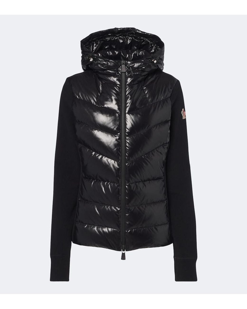 Moncler Black Down-Paneled Ski Jacket
