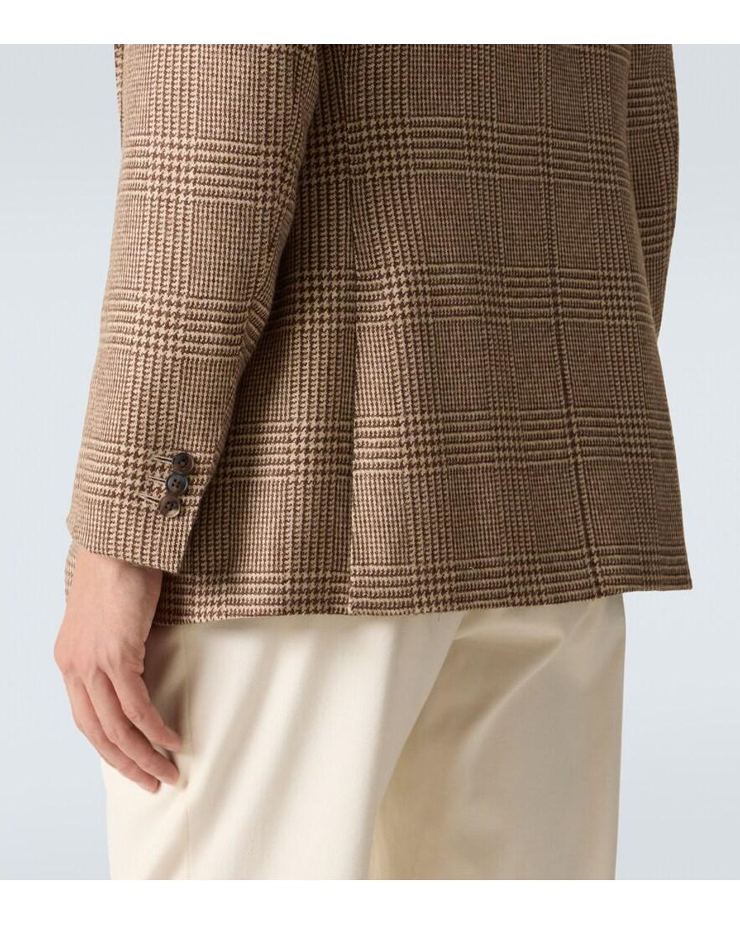 Saman Amel Blazer Aus Alpakawolle in Brown für Herren