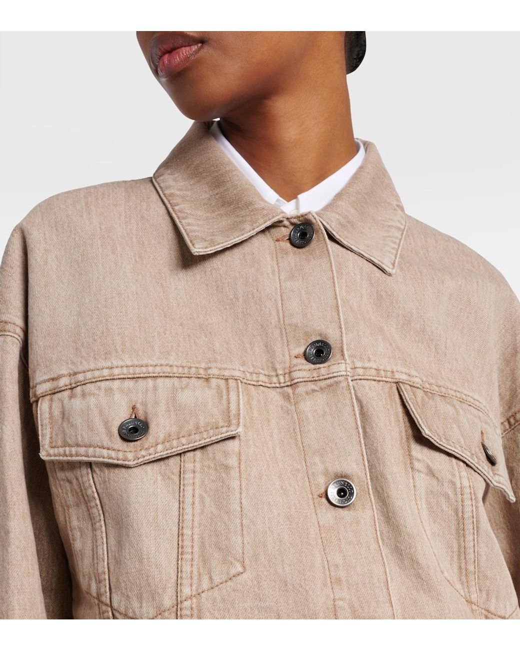 Brunello Cucinelli Natural Denim Jacket