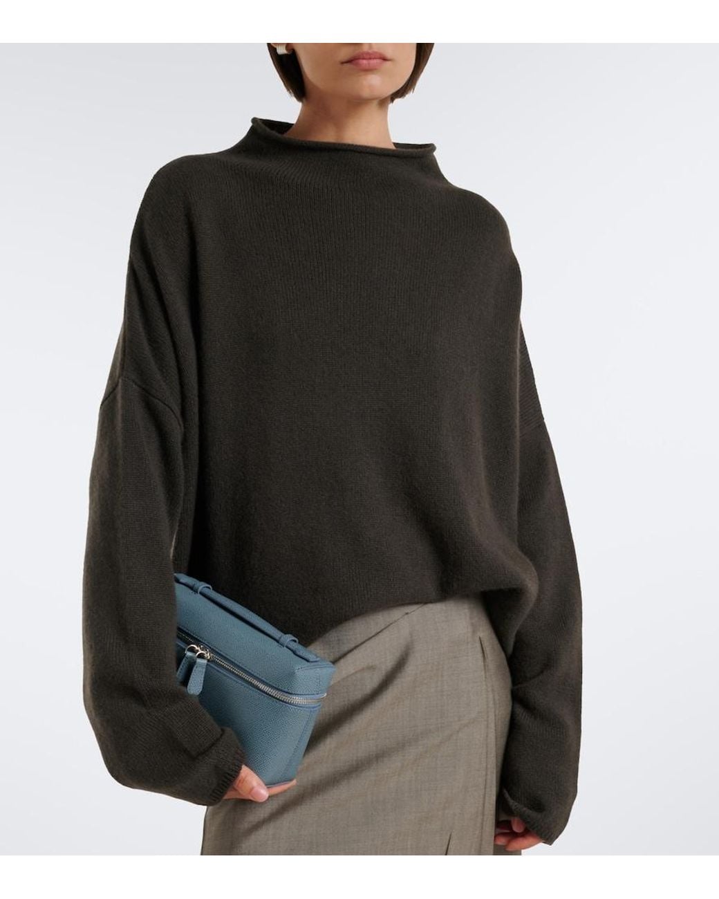 Lisa Yang Black Sandy Cashmere Sweater