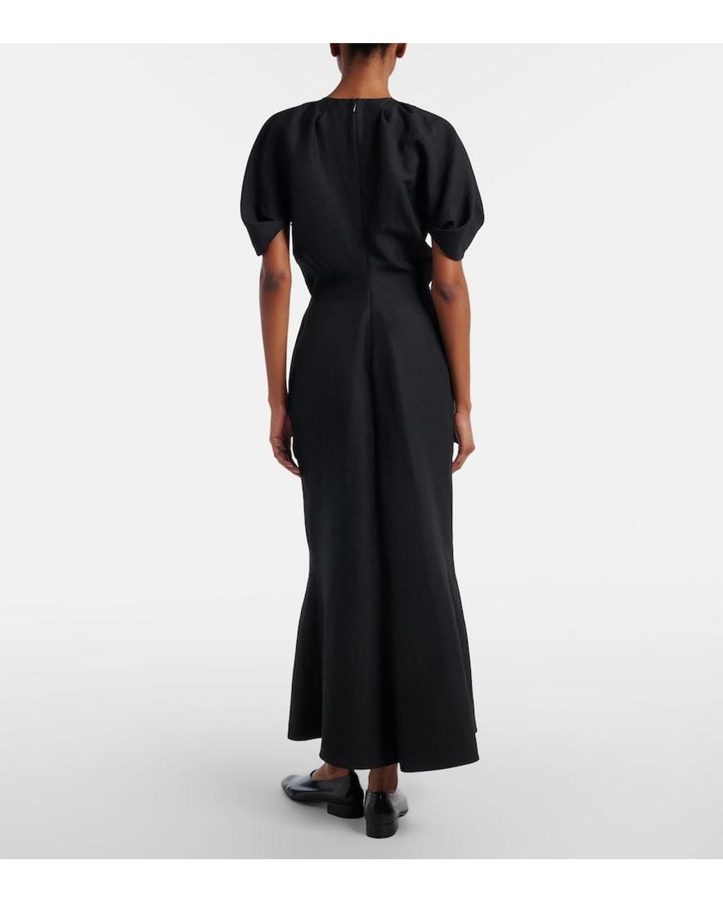 Khaite Black Ria Maxi Dress
