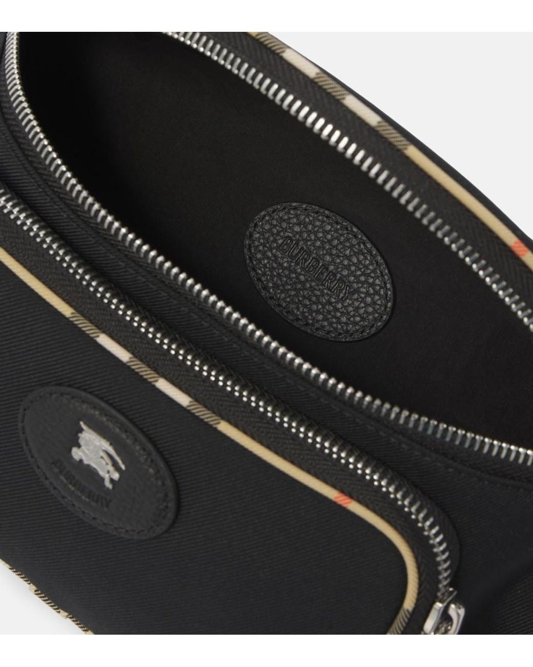 Burberry Guerteltasche Check in Black für Herren