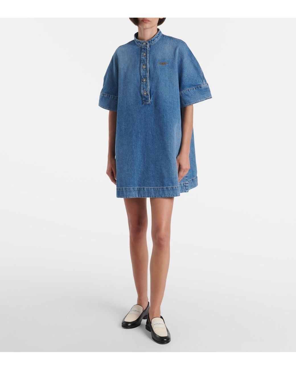 Givenchy Blue Denim Minidress