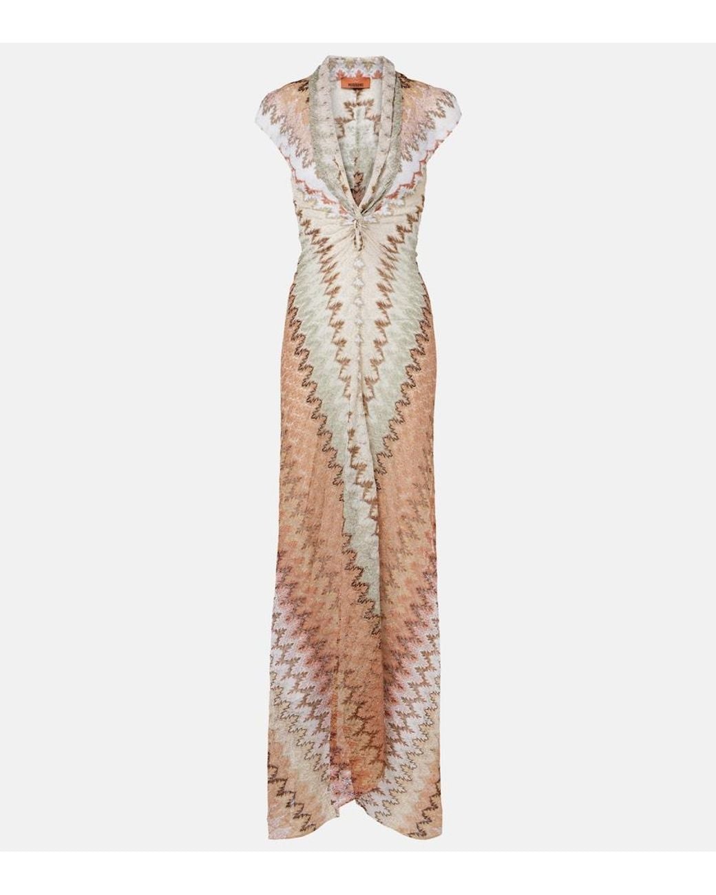 Missoni Natural Lame Maxi Dress