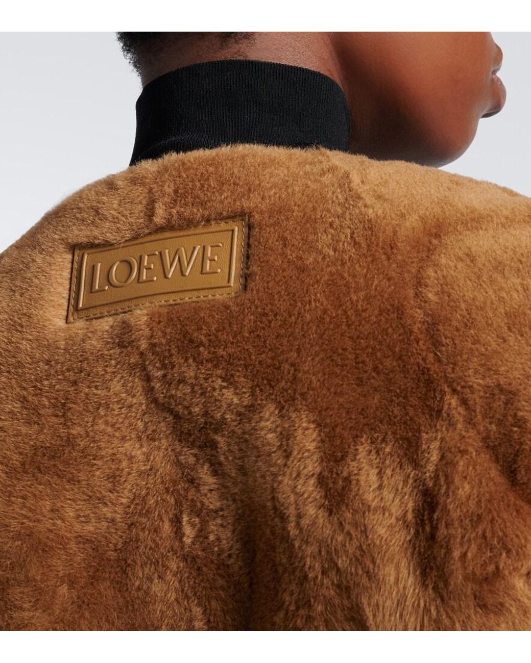 Loewe Brown Calf Hair Jacket