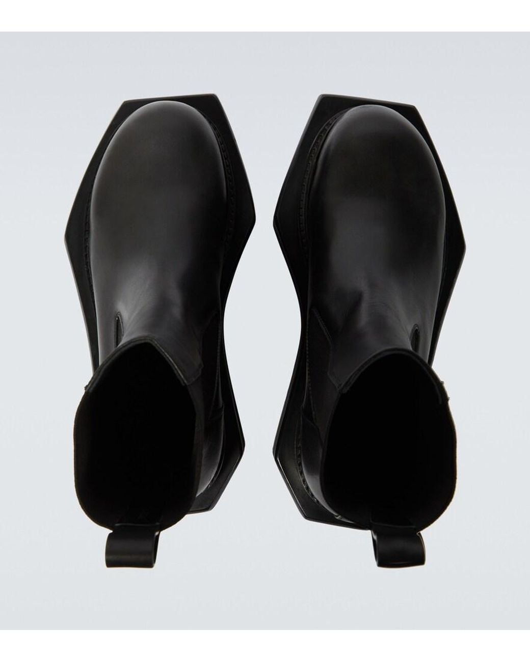 Rick Owens Black "Beatle Turbo Cyclops" Ankle Boots for men