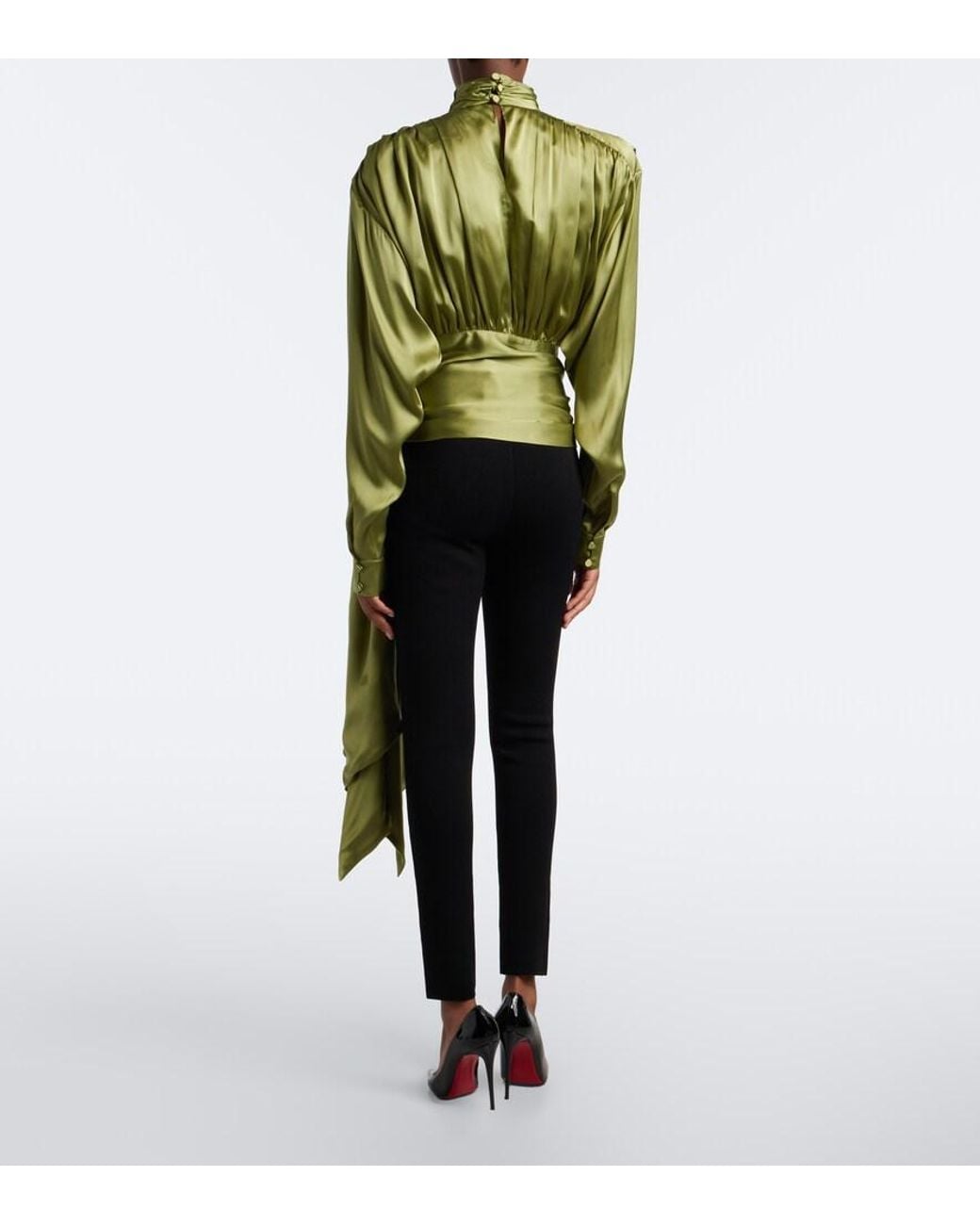 Balmain Black Knitted Leggings