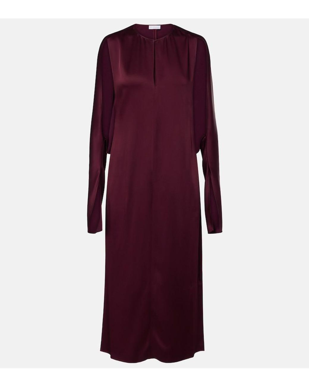 Stella McCartney Purple Cutout Satin Gown