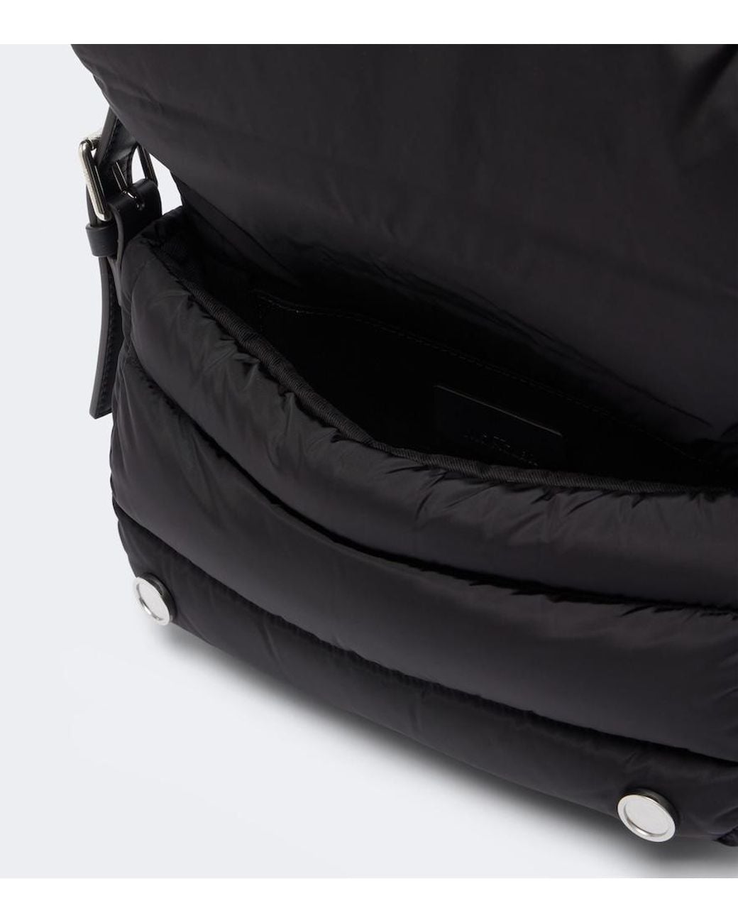 Moncler Black Caradoc Small Padded Shoulder Bag
