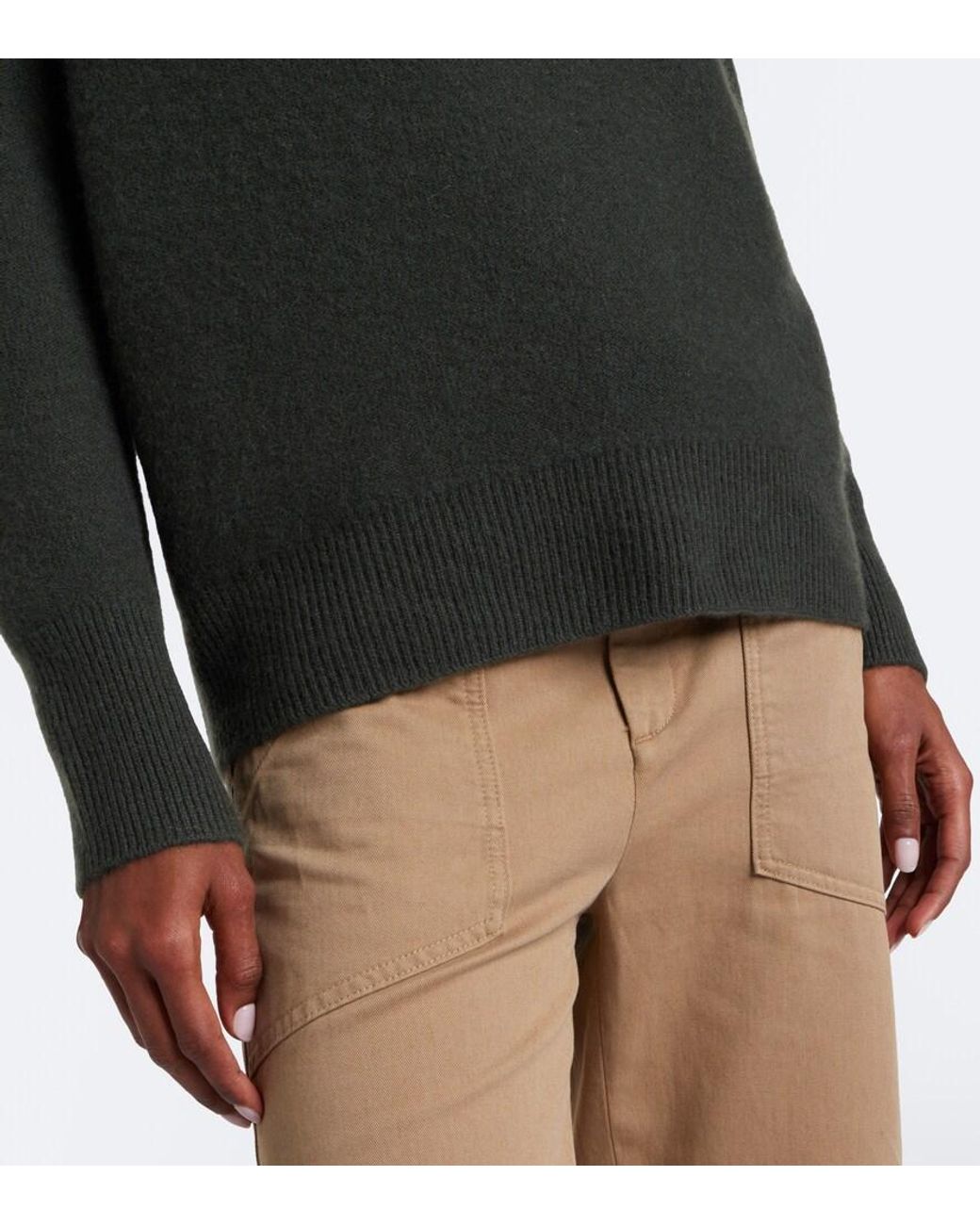 Vince Green Plush Cashmere Sweater