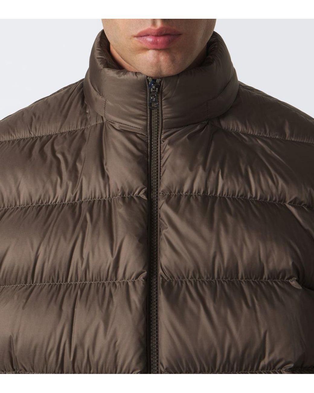 Moncler Brown Ravenlock Down Jacket for men