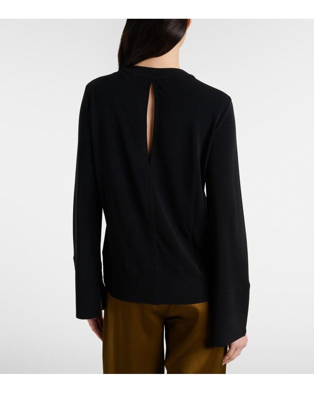 Joseph Black Fabiola Jersey Blouse