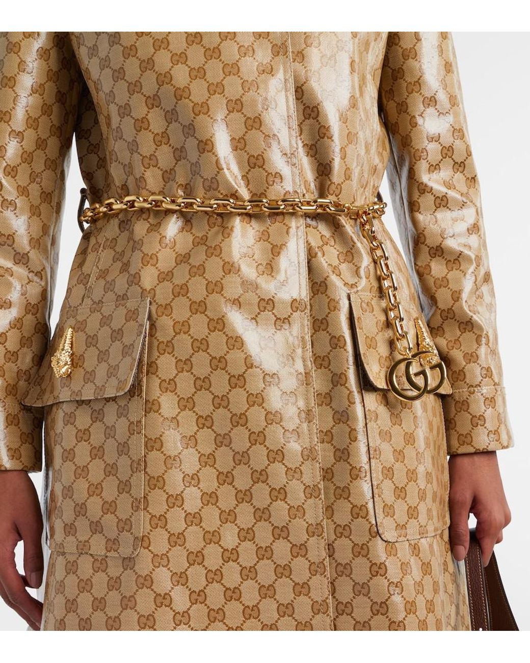 Gucci Metallic Koerperkette Gg