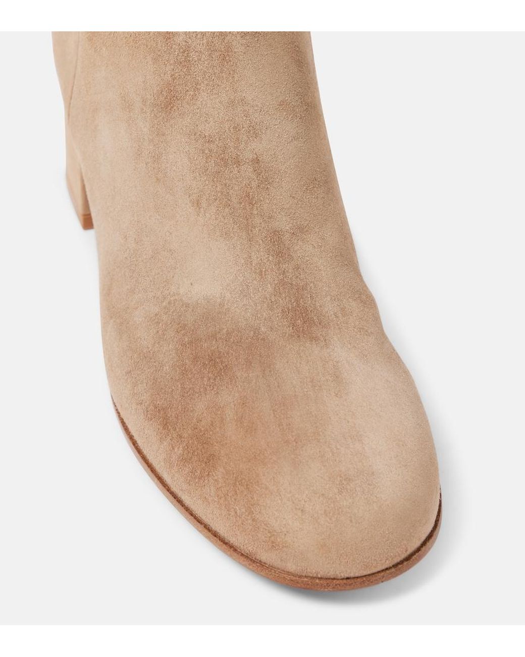 Gianvito Rossi Brown 45 Suede Knee-High Boots