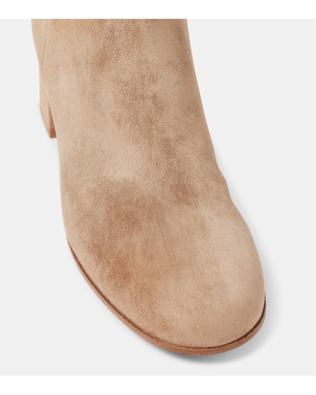 Gianvito Rossi Brown 45 Suede Knee-High Boots