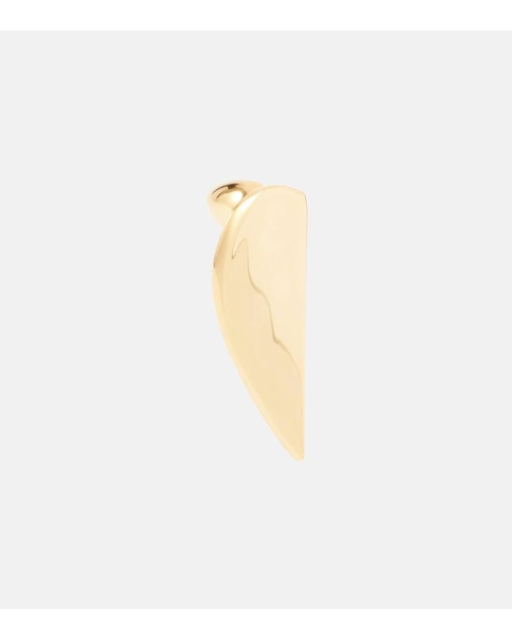Alaïa White Demi-Cour Earrings