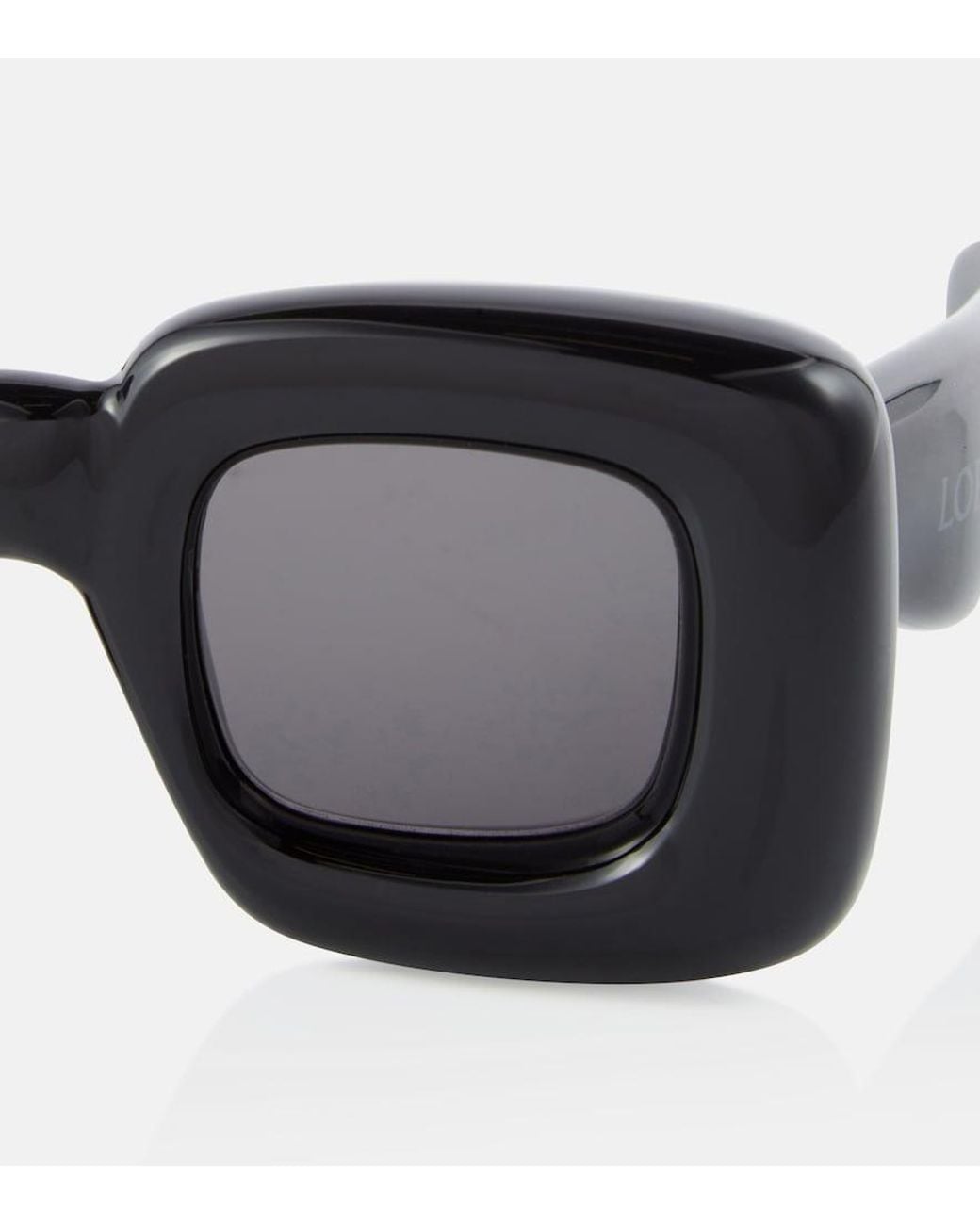 Loewe Black Eckige Sonnenbrille Inflated