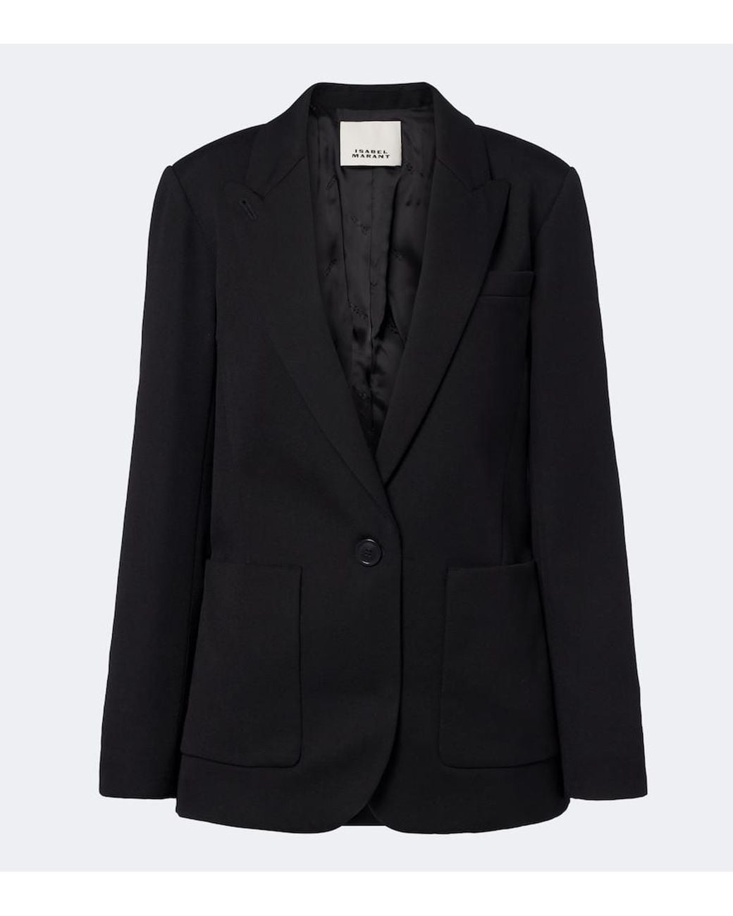 Isabel Marant Black Pomili Virgin Wool Blazer