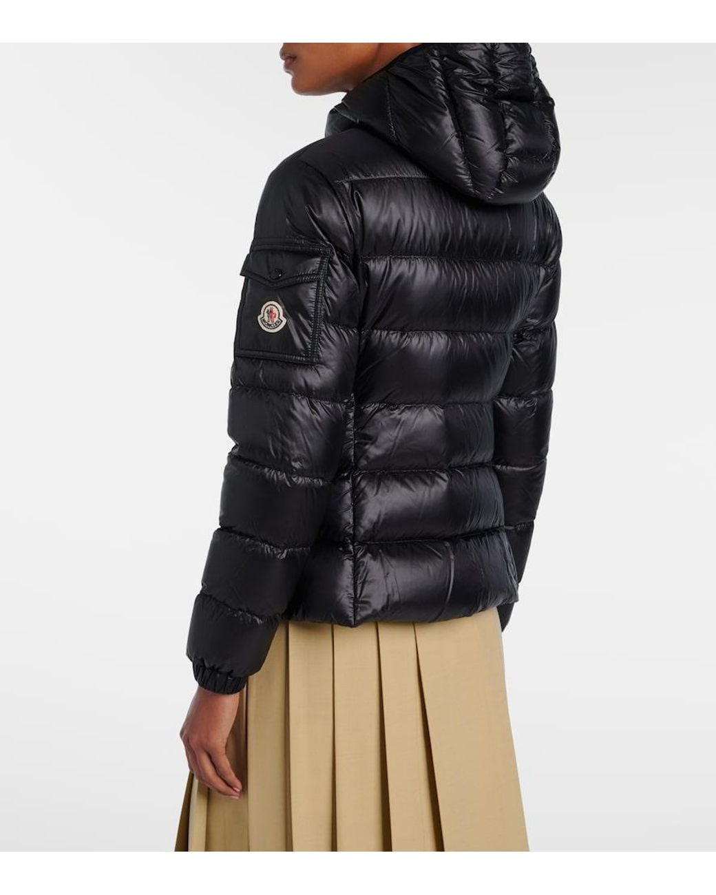 Moncler Black Glesse Down Jacket