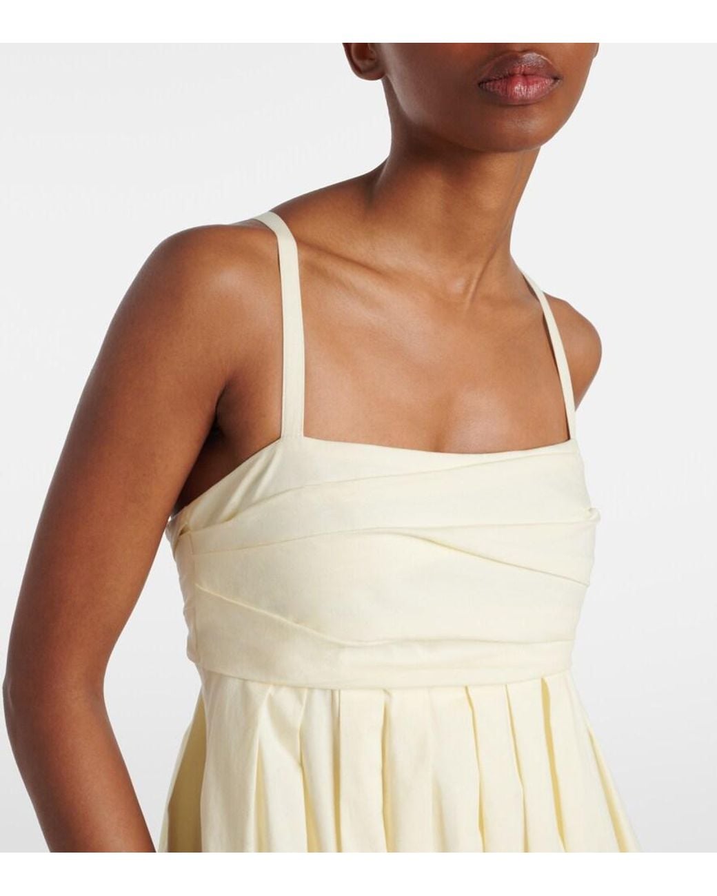 Proenza Schouler White Label Claudine Poplin Midi Dress