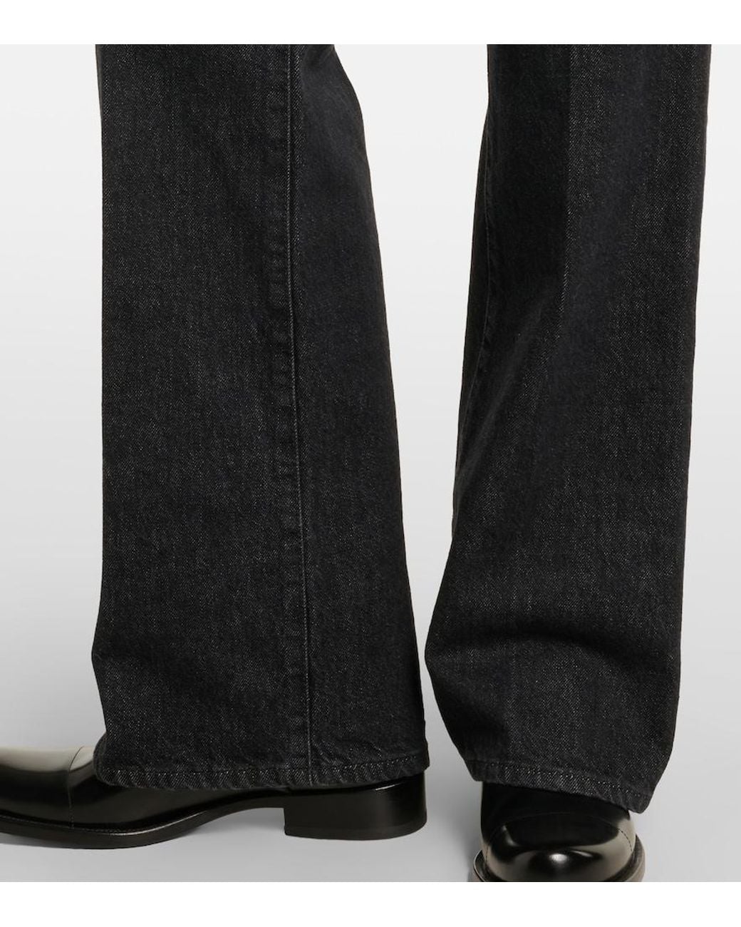 The Row Blue Vita Straight Jeans