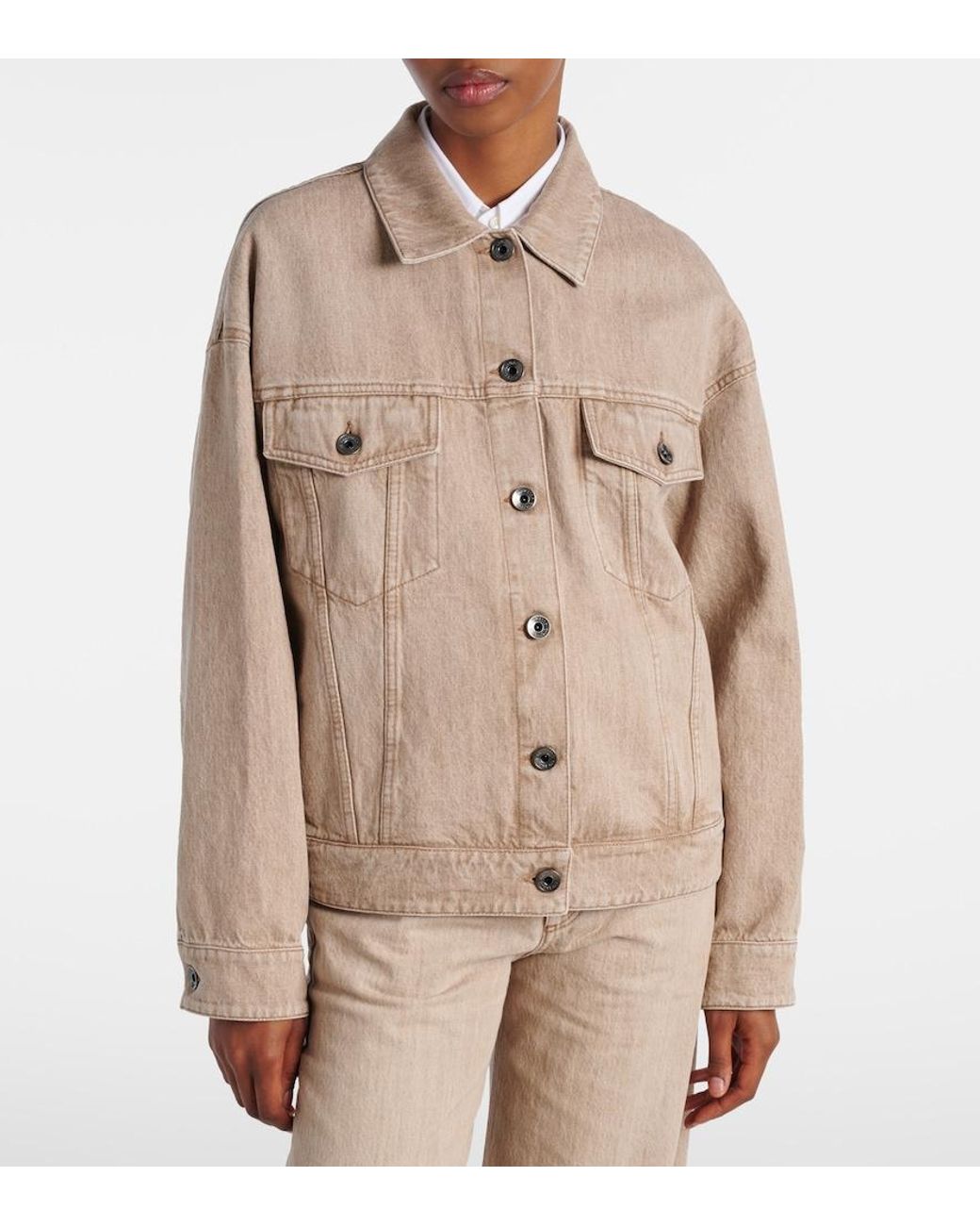 Brunello Cucinelli Natural Denim Jacket