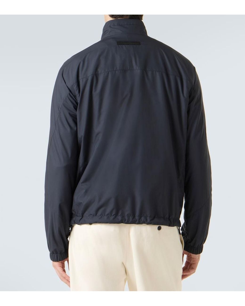 Zegna Blue Brezza Reversible Jacket for men