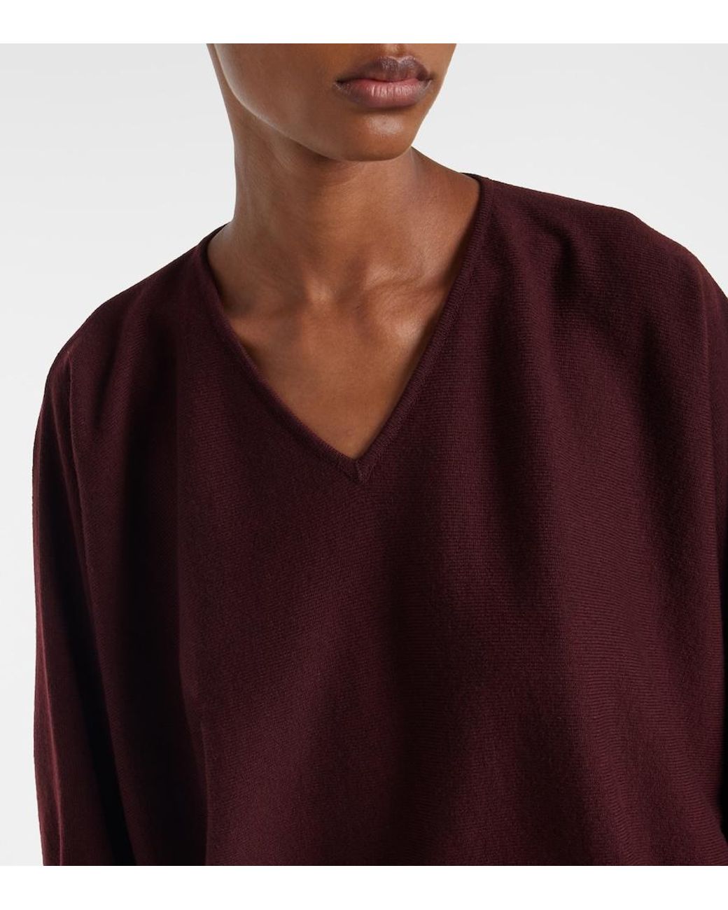 FFORME Purple Rosa Wool And Cashmere Sweater
