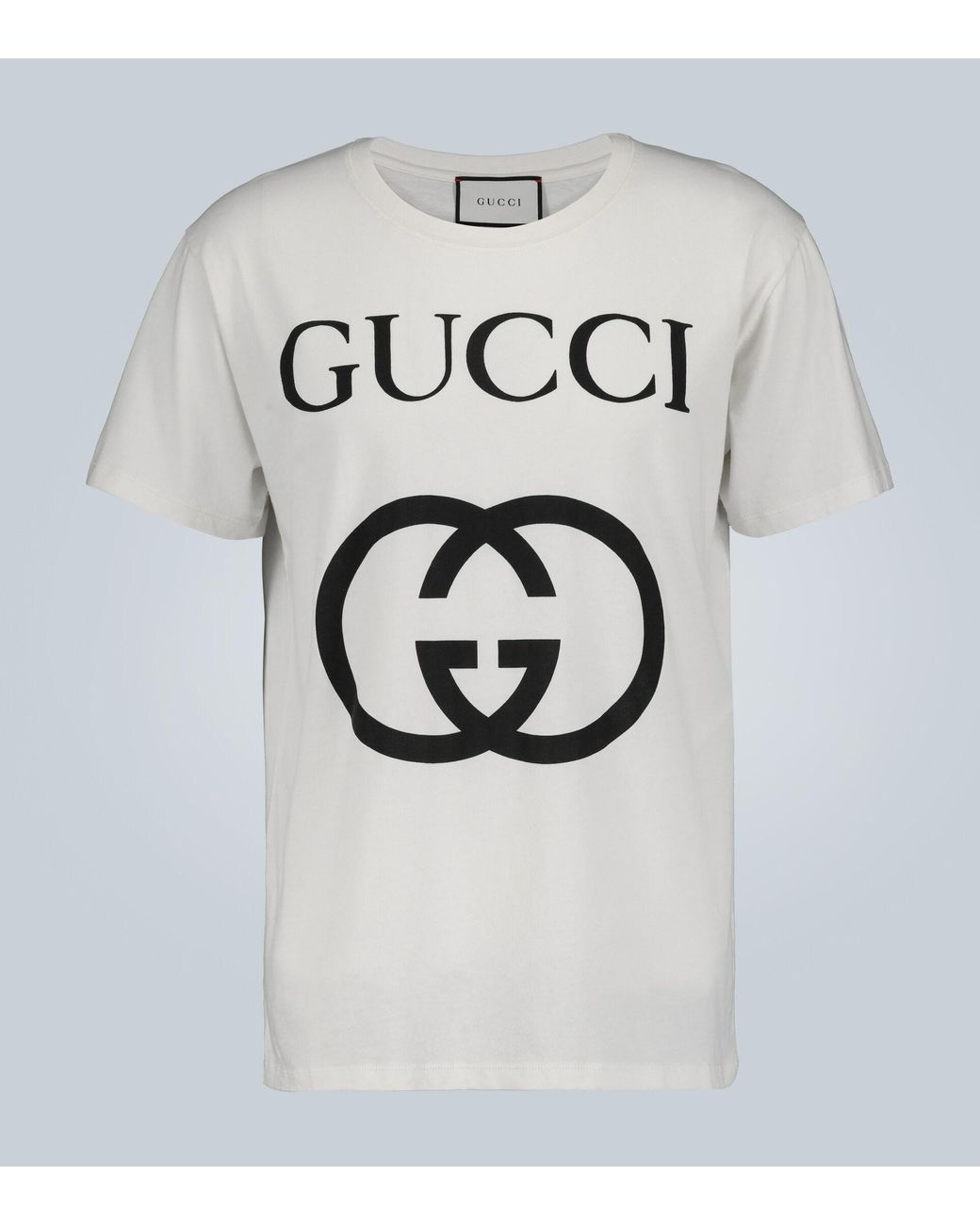 Gucci Oversized Cotton T-shirt With GG 