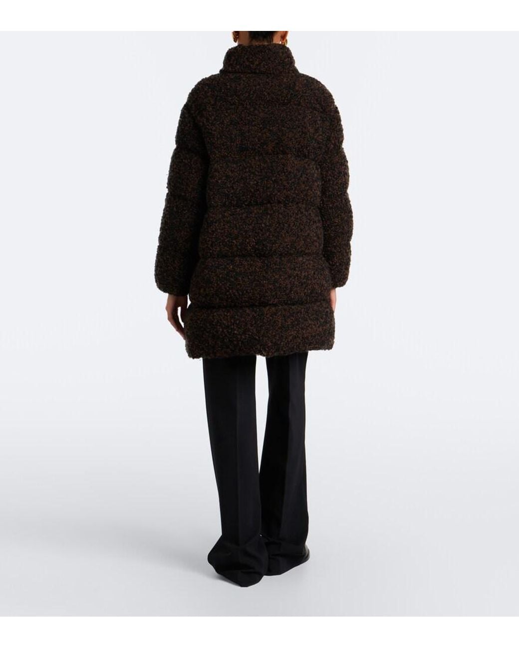 Moncler Black Remarquable Boucle Down Coat