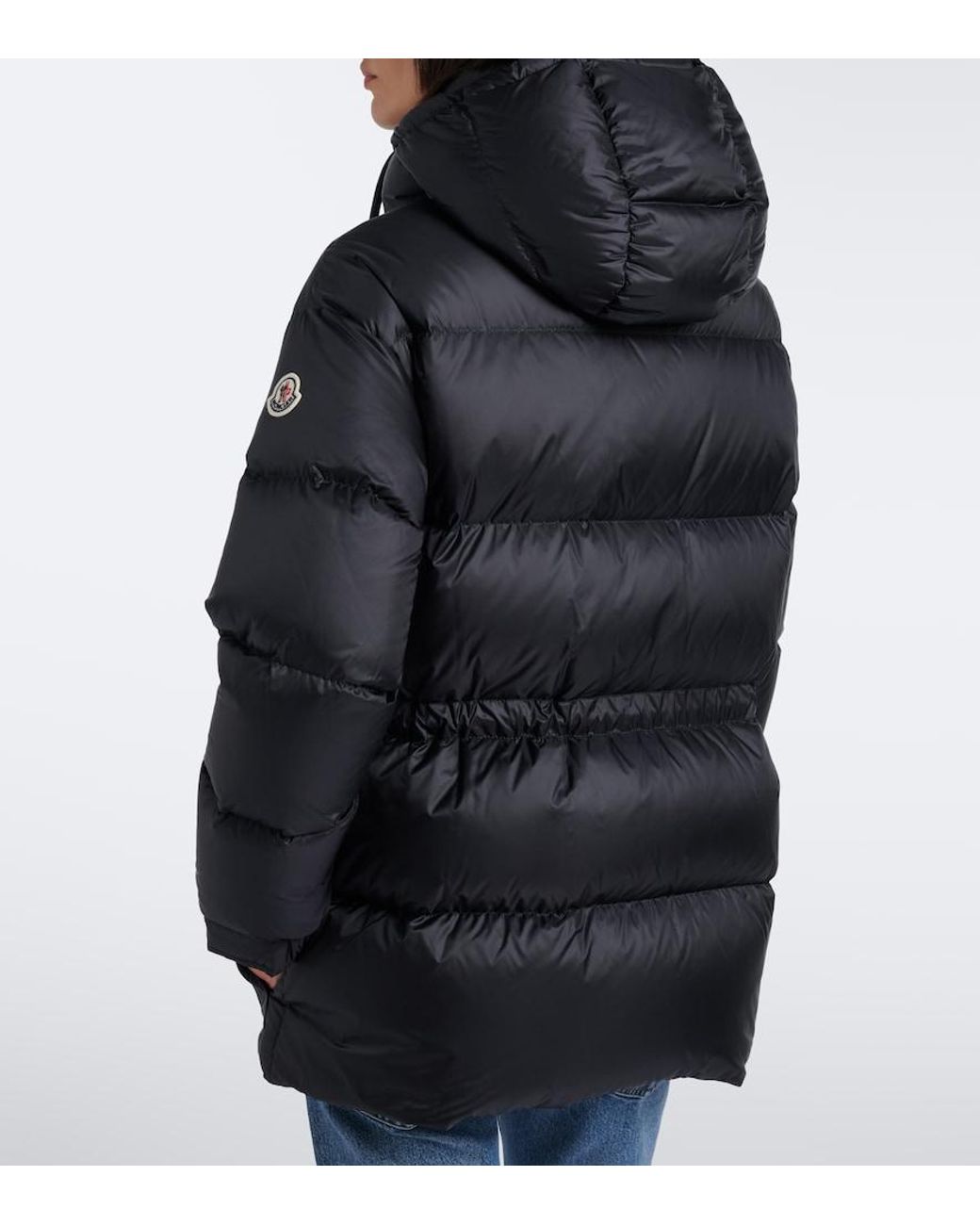 Moncler Black Sesie Quilted Down Jacket