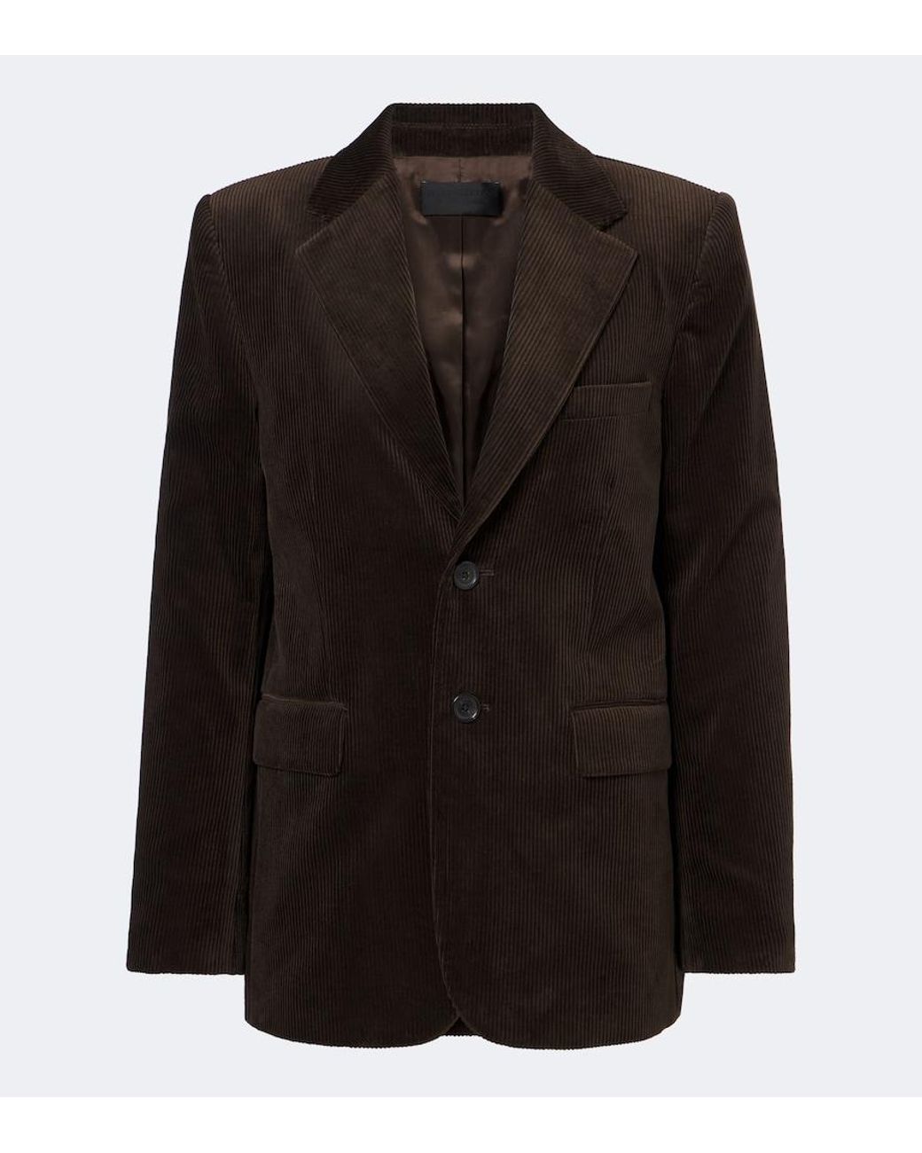 Nili Lotan Black Romain Cotton Corduroy Jacket