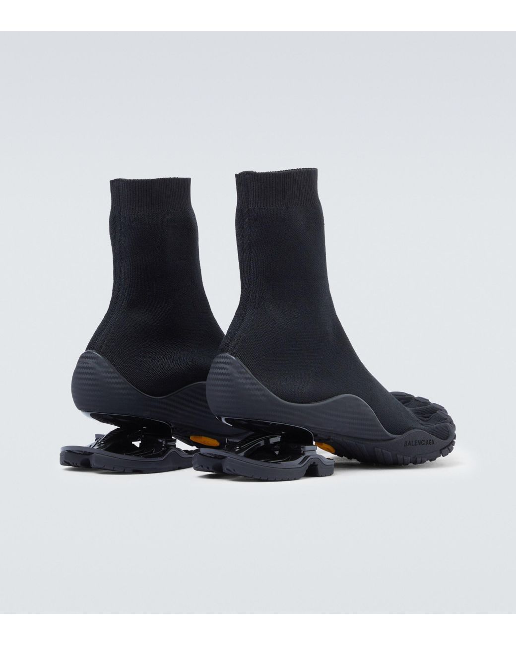 Balenciaga Vibram X High-top Toe Sneakers in Black for Men | Lyst